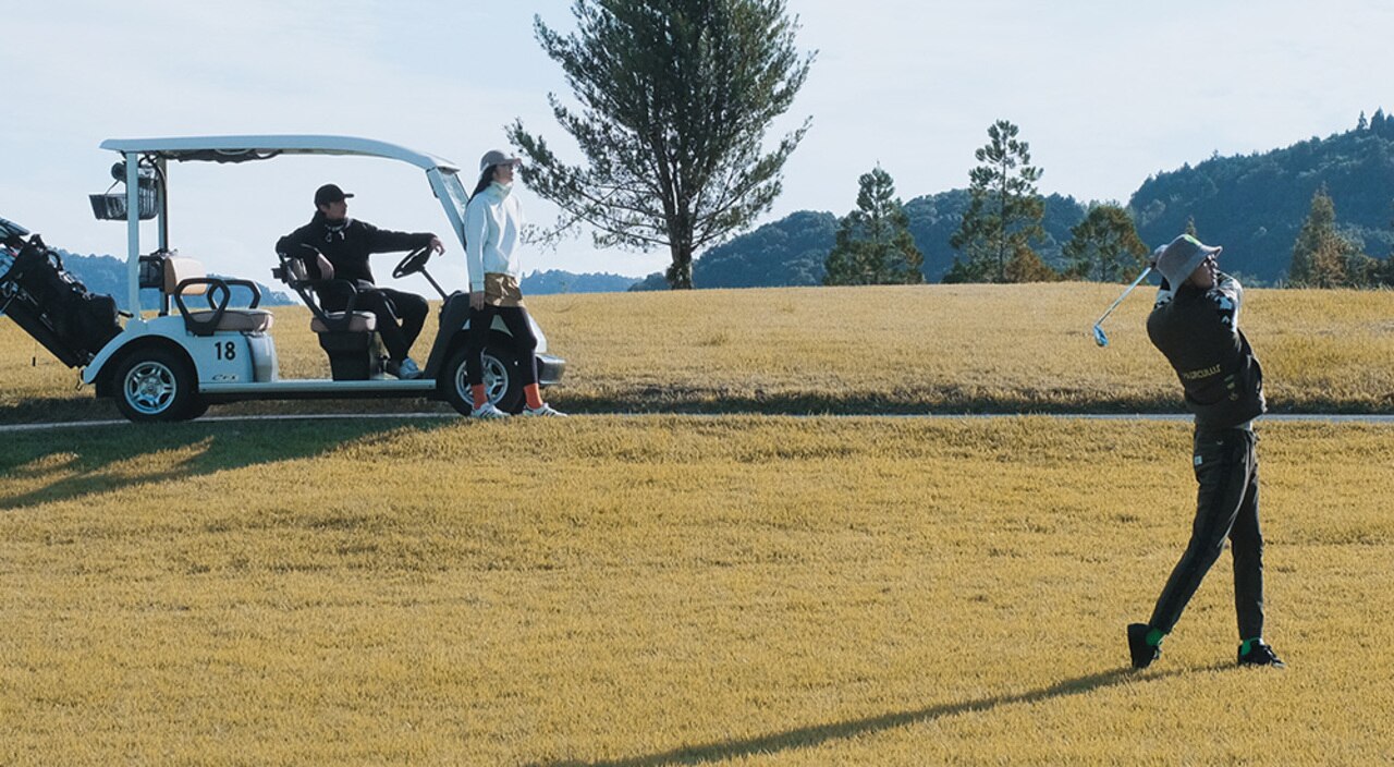 PWCIRCULUS,ピーダブ,PW,ゴルフウエア,POP&WIT&TRIP,佐賀の旅,天山カントリークラブ