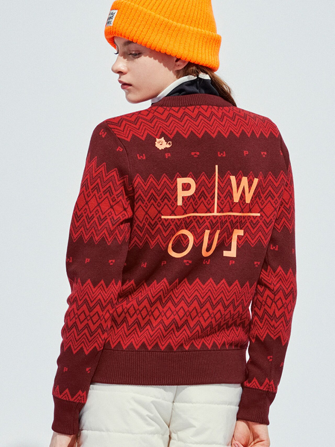 PWCIRCULUS,ピーダブ,PW,ゴルフウエア,おススメ,フェアアイル,LADIES,WOMEN,ニット,トップス,クリスマスギフト,プレゼント選び,ゴルフプレー