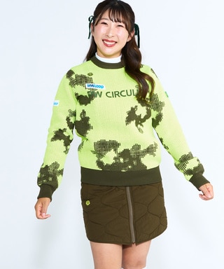 ゴルフ,秋ゴルフ,PWCIRCULUS,ピーダブ,PW,ゴルフウェア,レディース,メンズ,Ladies,mens,永嶋花音,ウェア着用カット01