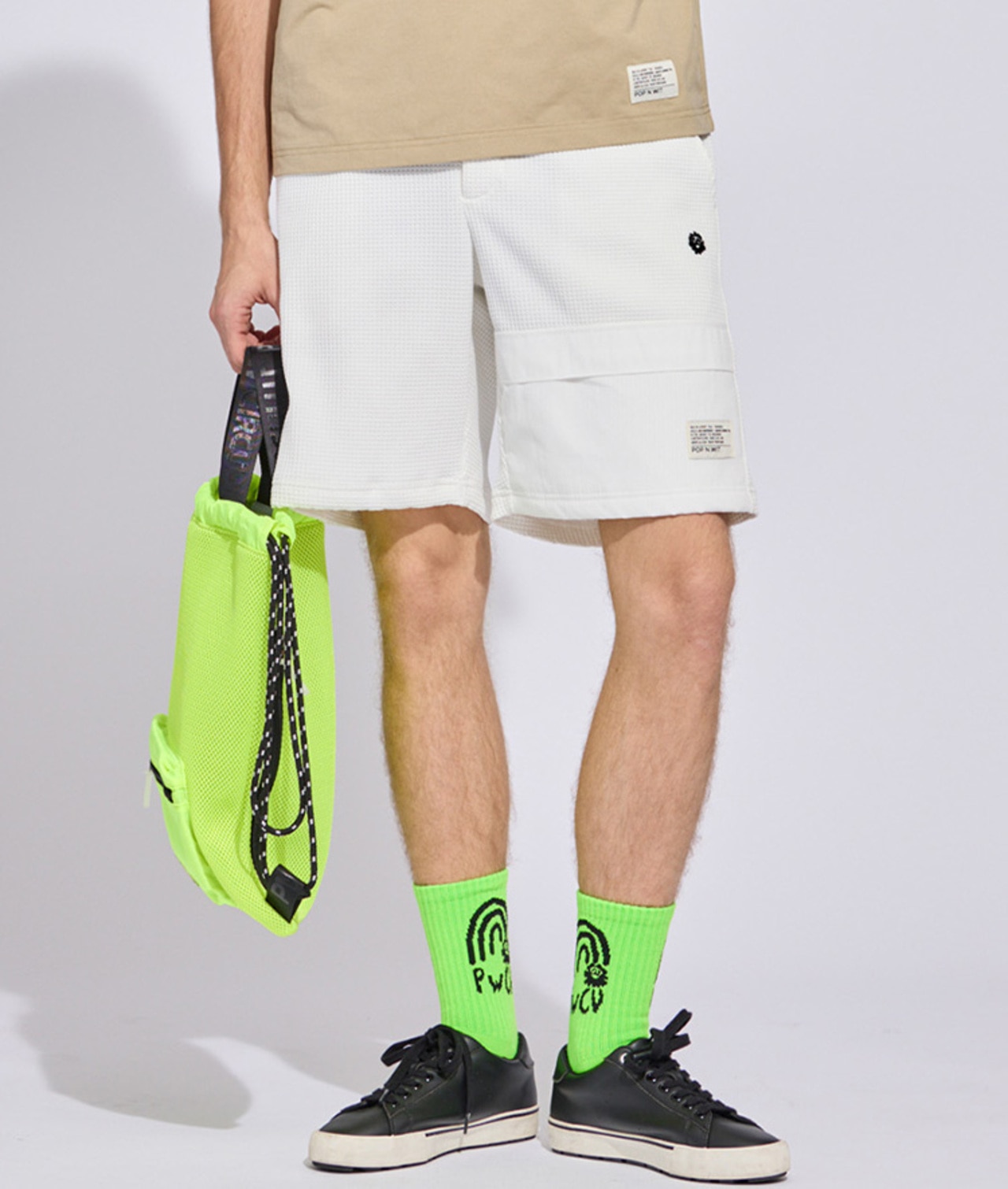 PWCIRCULUS,ピーダブ,PW,ゴルフウェア,パンツ,ゴルフパンツ,ボトム,MENS,2026春夏,新作ウェア,機能性,リラクシング,花粉パンツ,ワッフル,ショーツ