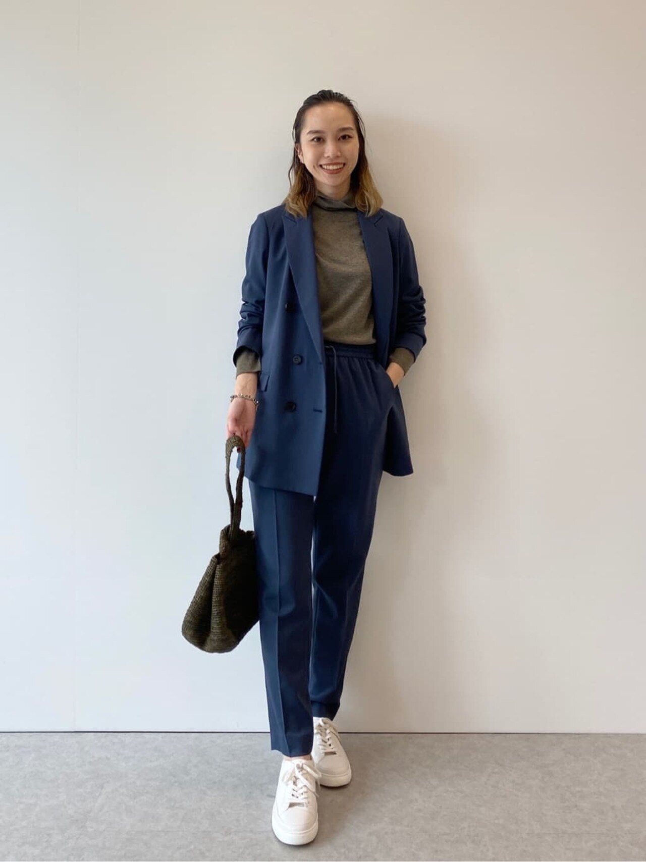 【マガジン掲載】ウールストレッチツイル ダブル前ジャケット（番号CG26）