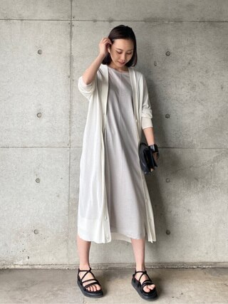 【お家時間を快適&贅沢に】リッチ素材ロングカーディガン