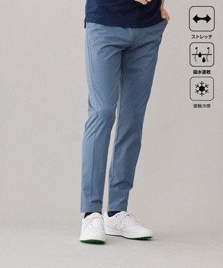 【MEN】夏に嬉しい機能性!【接触冷感/ストレッチ/吸水速乾】ジャージーパンツ