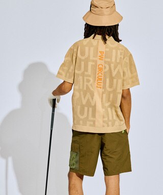 PWCIRCULUS,ピーダブ,PW,ゴルフウエア,モックネック,おススメ,MENS,2025春夏,新作ウエア,グラフィックT