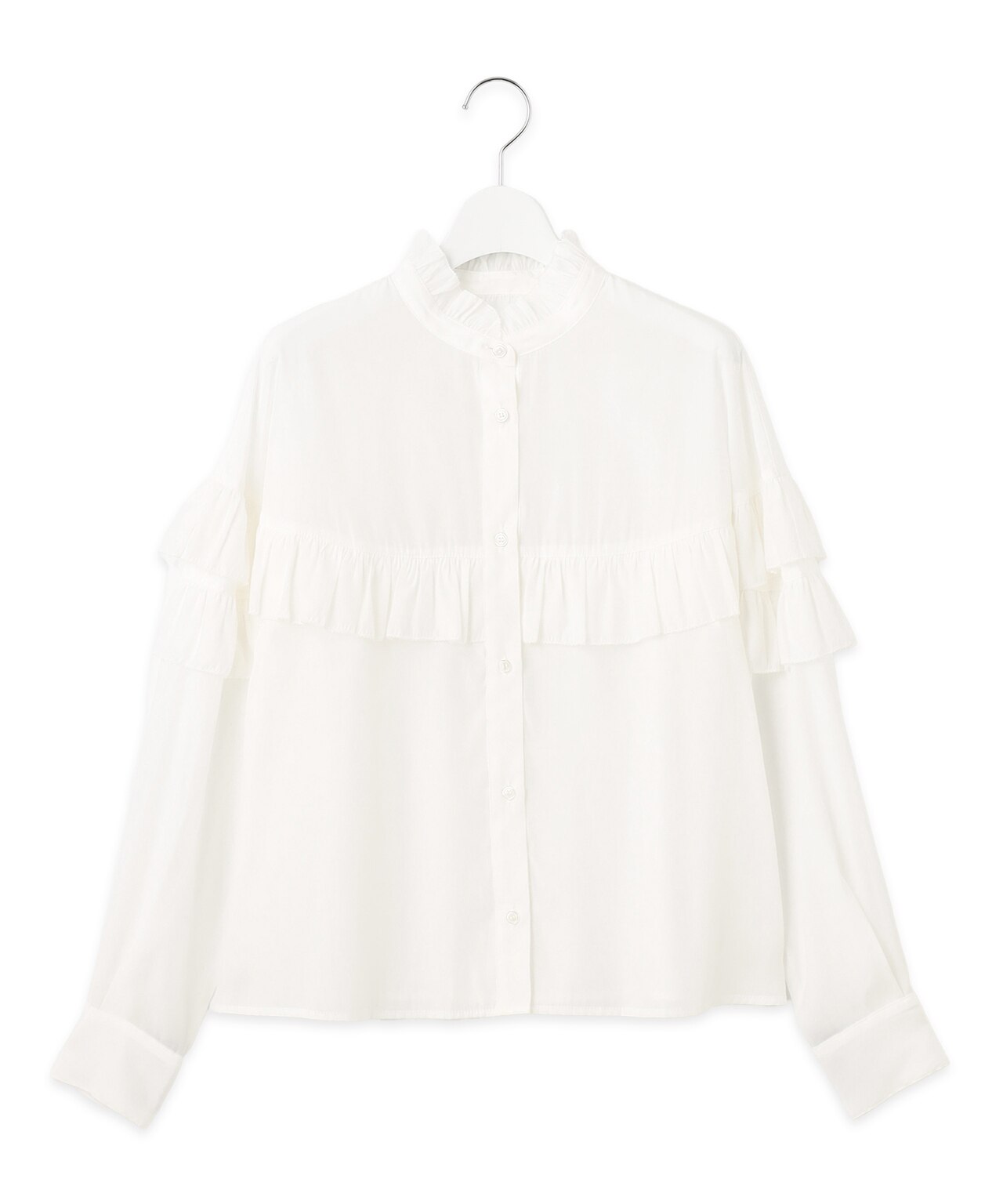 フリル ブラウス