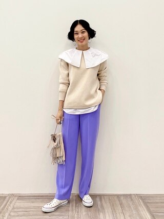 【マガジン掲載】洗える/ ダブルフェイスニットプルオーバー(番号NE92)