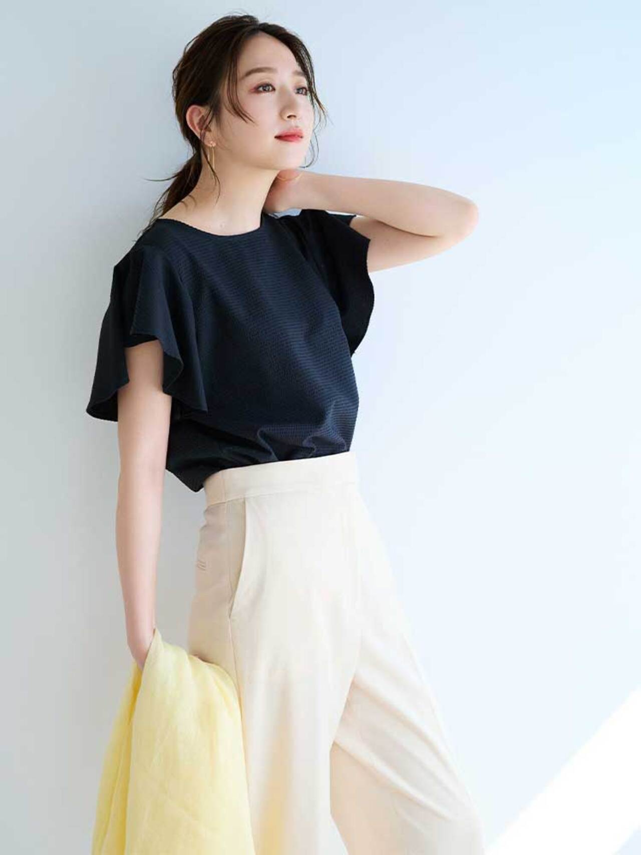 カットソー トップス 夏 定番 トレンド 一枚映え フェミニン きれいめ リラックス ロゴTEE サマーニット カーディガン オンワード 23区 自由区 ICB 組曲 UNFILO J.PRESS LADIES BEIGE, TOCCA any SiS any FAM uncrave Paul Smith