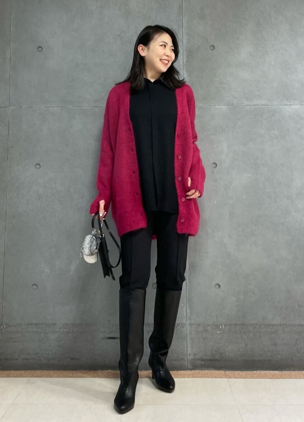 【マガジン掲載】 シャギーモヘア カーディガン（番号CL29）