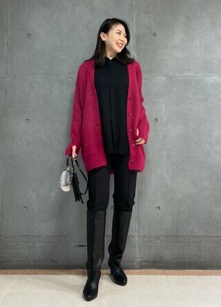 【マガジン掲載】 シャギーモヘア カーディガン（番号CL29）