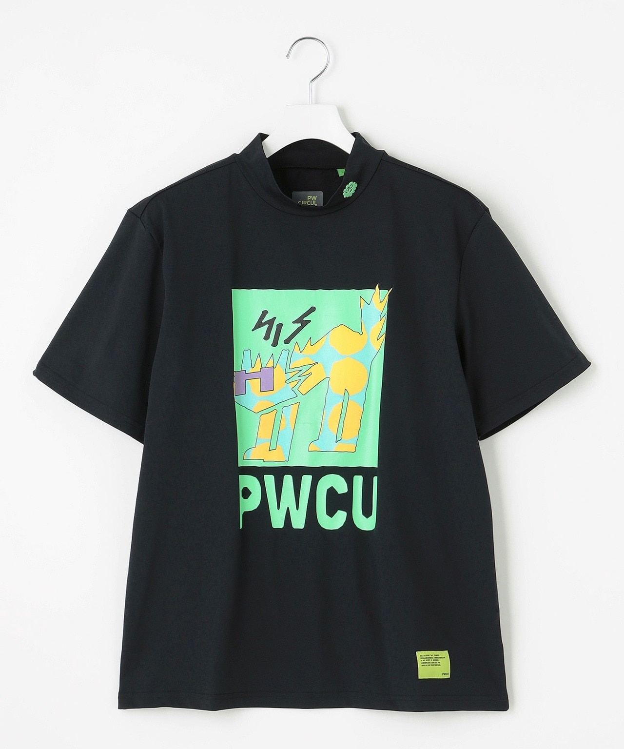 PWCIRCULUS,ピーダブ,PW,ゴルフウエア,モックネック,おススメ,MENS,2025春夏,新作ウエア,グラフィックT