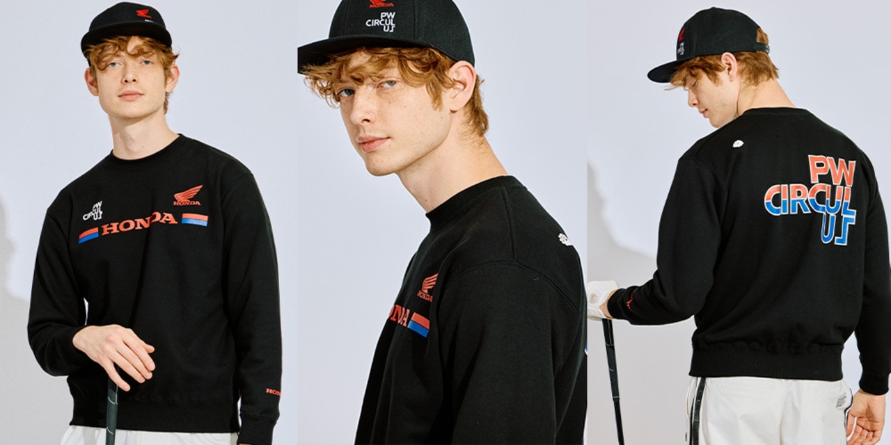PWCIRCULUS,ピーダブ,PW,ゴルフウエア,おススメ,MENS,HONDA,HONDAコラボ,コラボアイテム,ゴルフプレー