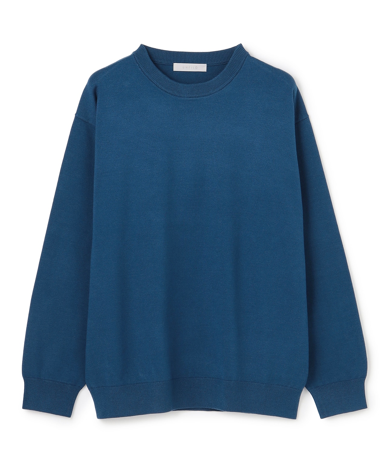 スムースシルキーニット ブルー(074)