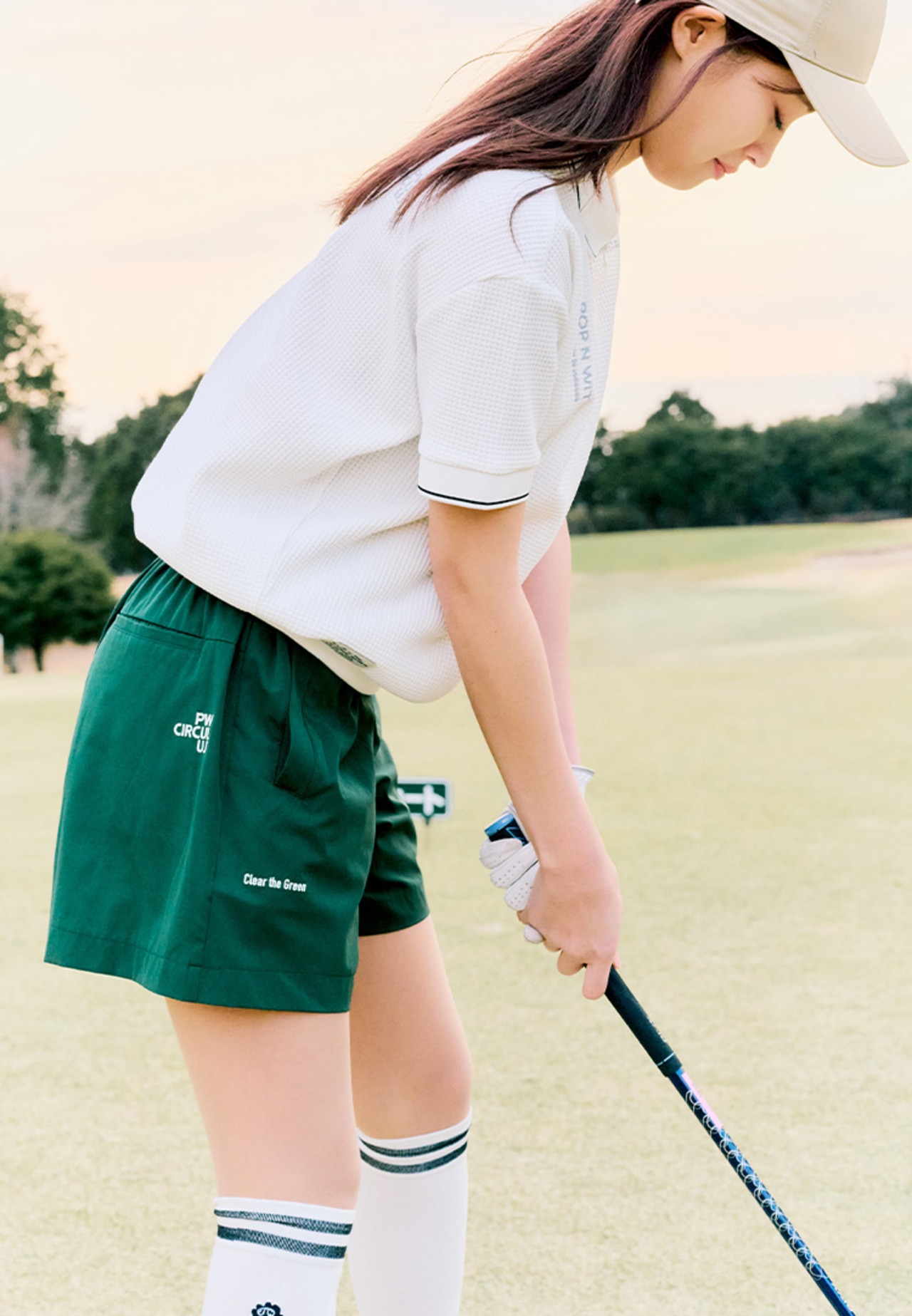 PWCIRCULUS,ピーダブ,PW,ゴルフウェア,パンツ,ゴルフパンツ,ボトム,WOMENS,LADIES,2026春夏,新作ウェア,機能性,シンプル,ショーツ,ゴルフ