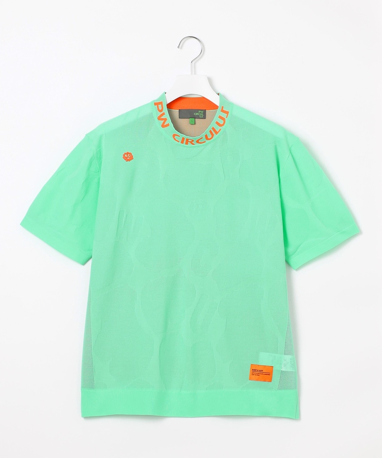 PWCIRCULUS,ピーダブ,PW,ゴルフウエア,モックネック,おススメ,MENS,2025春夏,新作ウエア,ニットモック