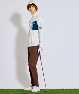 PWCIRCULUS,ピーダブ,PW,ゴルフウェア,モックネック,おススメ,MENS,2025秋冬,新作ウエア