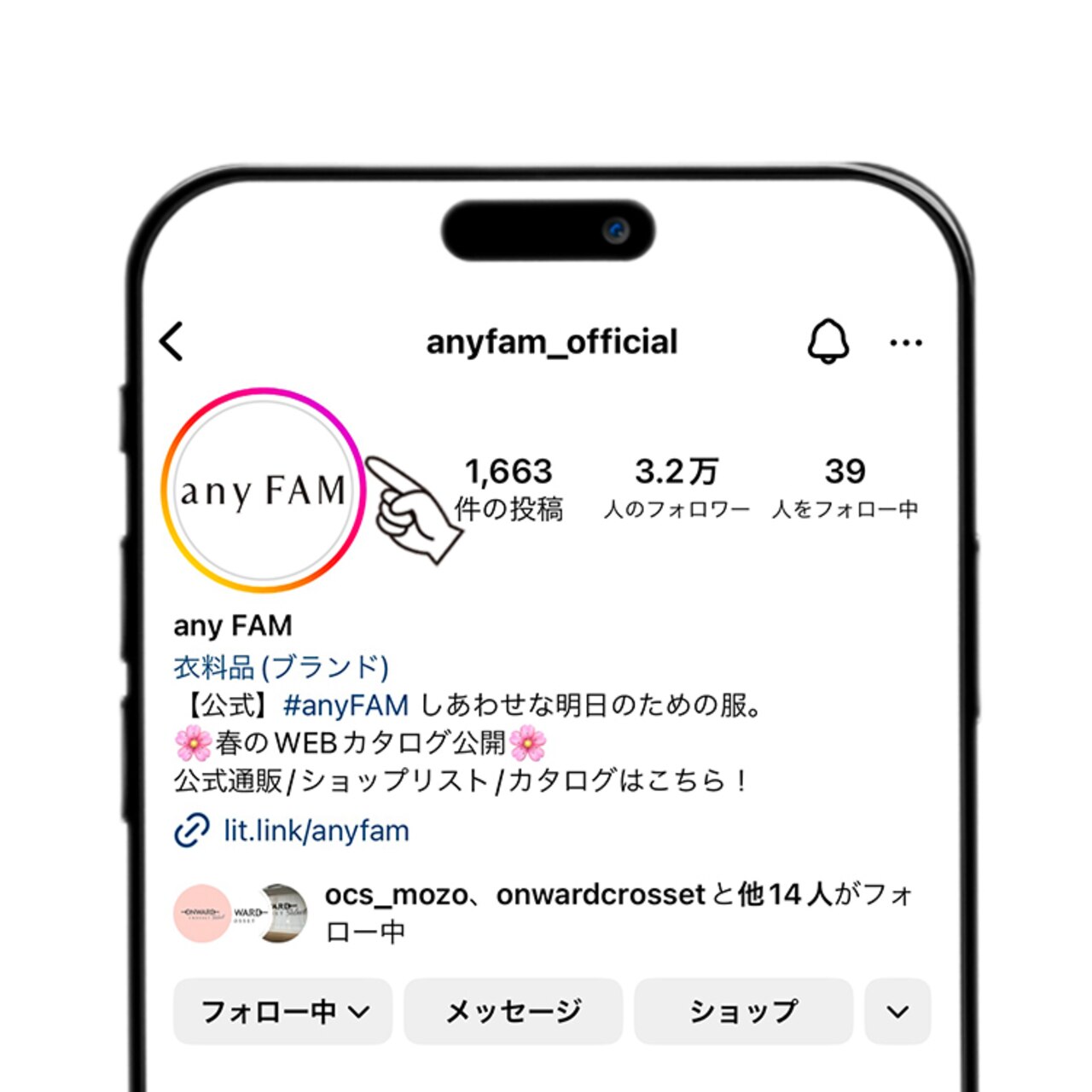 any FAM インスタLIVE視聴方法