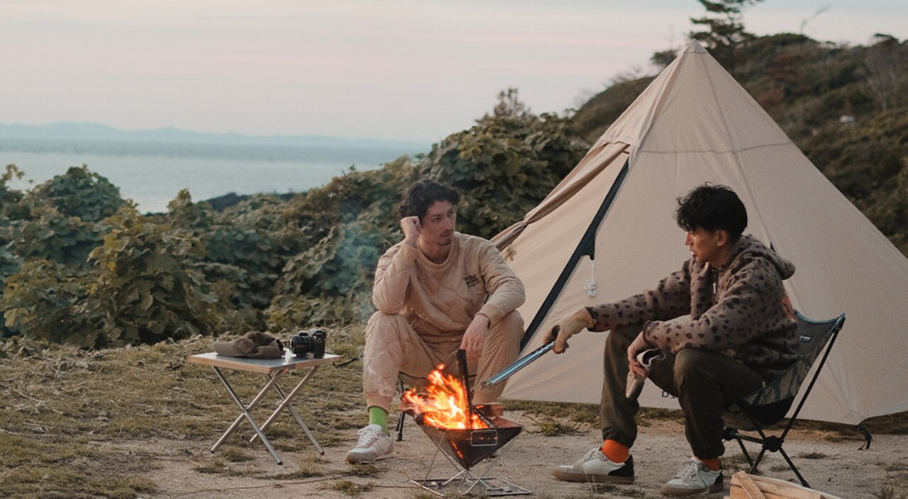 PWCIRCULUS,ピーダブ,PW,ゴルフウエア,POP&WIT&TRIP,佐賀の旅波戸岬キャンプ場