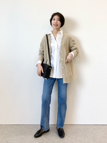 【中村アンさん着用】23区DENIMハイライズカットオフデニム