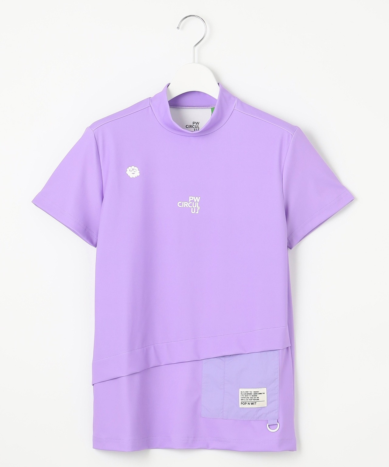 PWCIRCULUS,ピーダブ,PW,ゴルフウエア,モックネック,おススメ,LEDIES,WOMENS,2025春夏,新作ウエア,ポケットモック