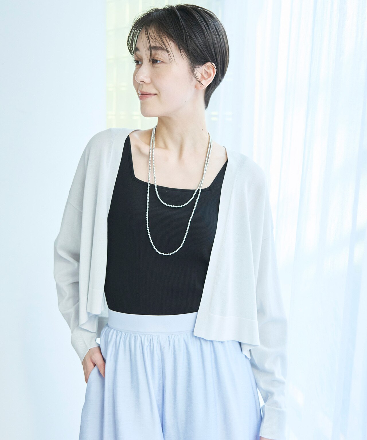 カップ付きタンクトップ