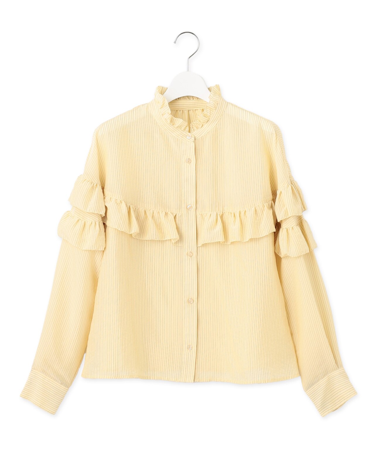 フリル ブラウス