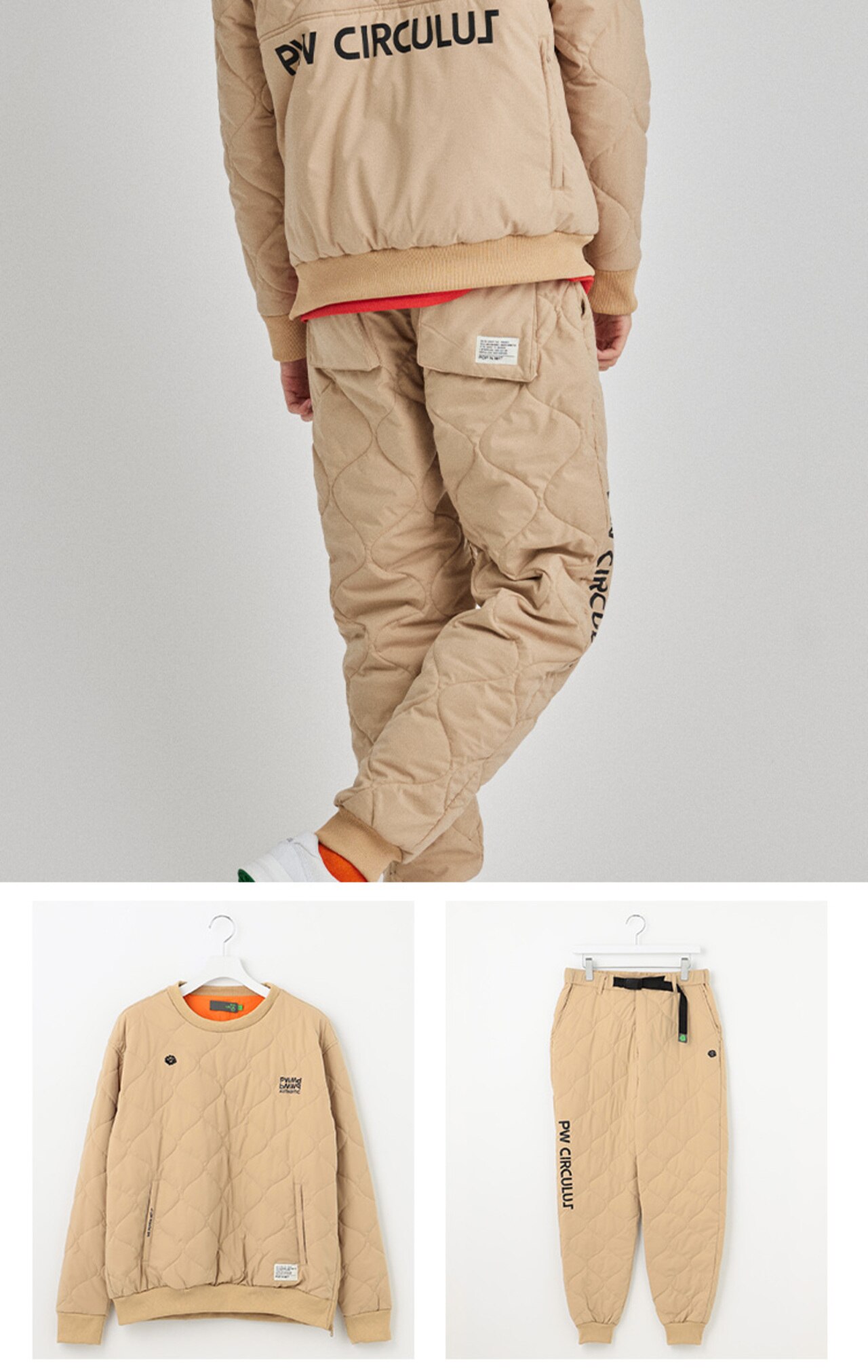 PWCIRCULUS,ピーダブ,PW,ゴルフウエア,おススメ,MENS,阿部プロ,阿部 未悠,ゴルフプレー,キルティング,キルティングブルゾン,ゴルフウェア