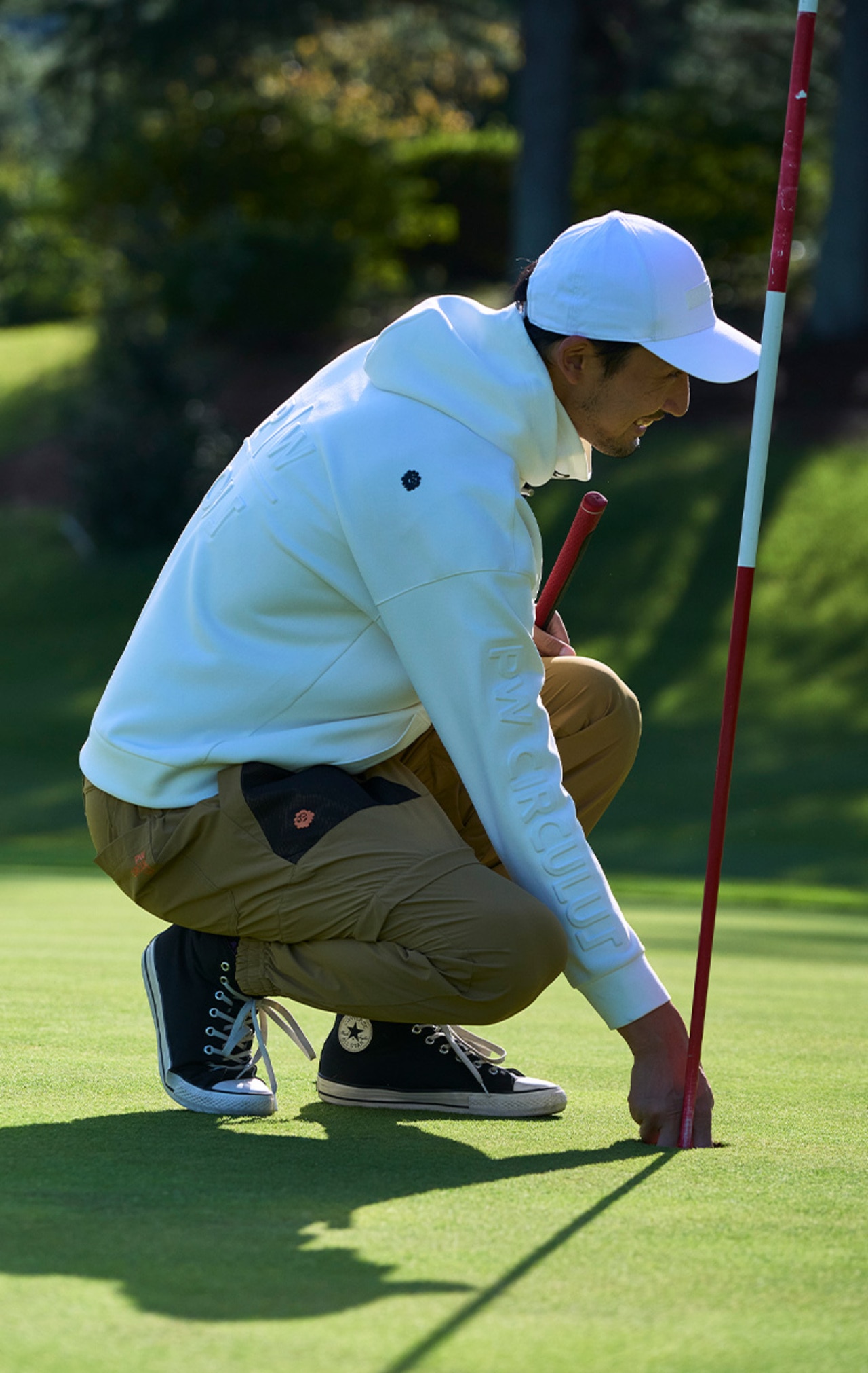 PWCIRCULUS,ゴルフウエア,気温別コーディネートの画像,そろそろ準備15℃~10℃コーデ2,メンズコーディネート,パターシーン