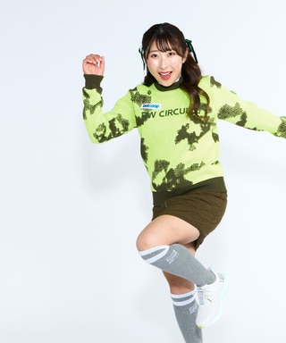 ゴルフ,秋ゴルフ,PWCIRCULUS,ピーダブ,PW,ゴルフウェア,レディース,メンズ,Ladies,mens,永嶋花音,ウェア着用カット01