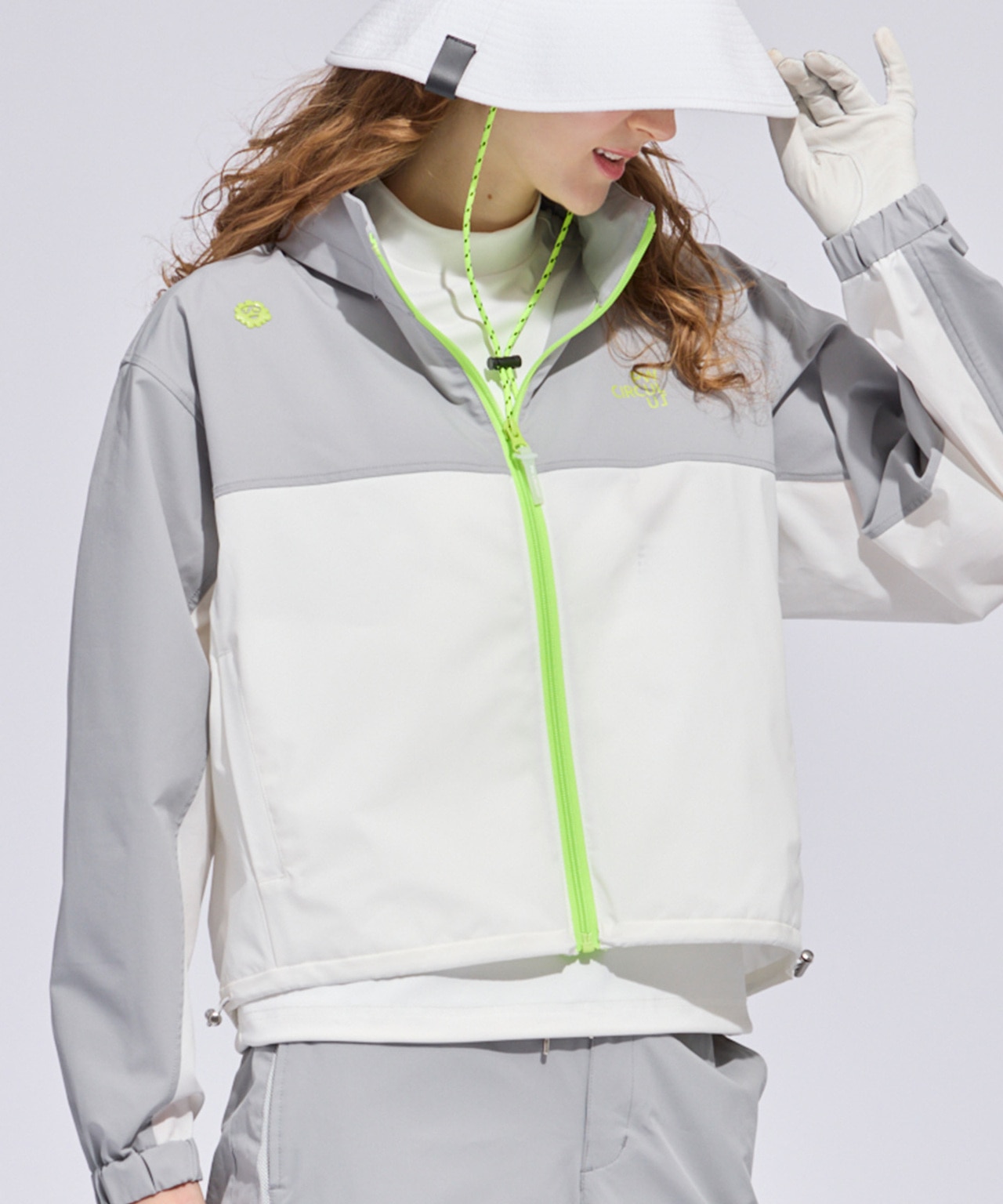 PWCIRCULUS,ピーダブ,PW,ゴルフウェア,ゴルフウェア,春,花粉対策,花粉が付きにくいブルゾン