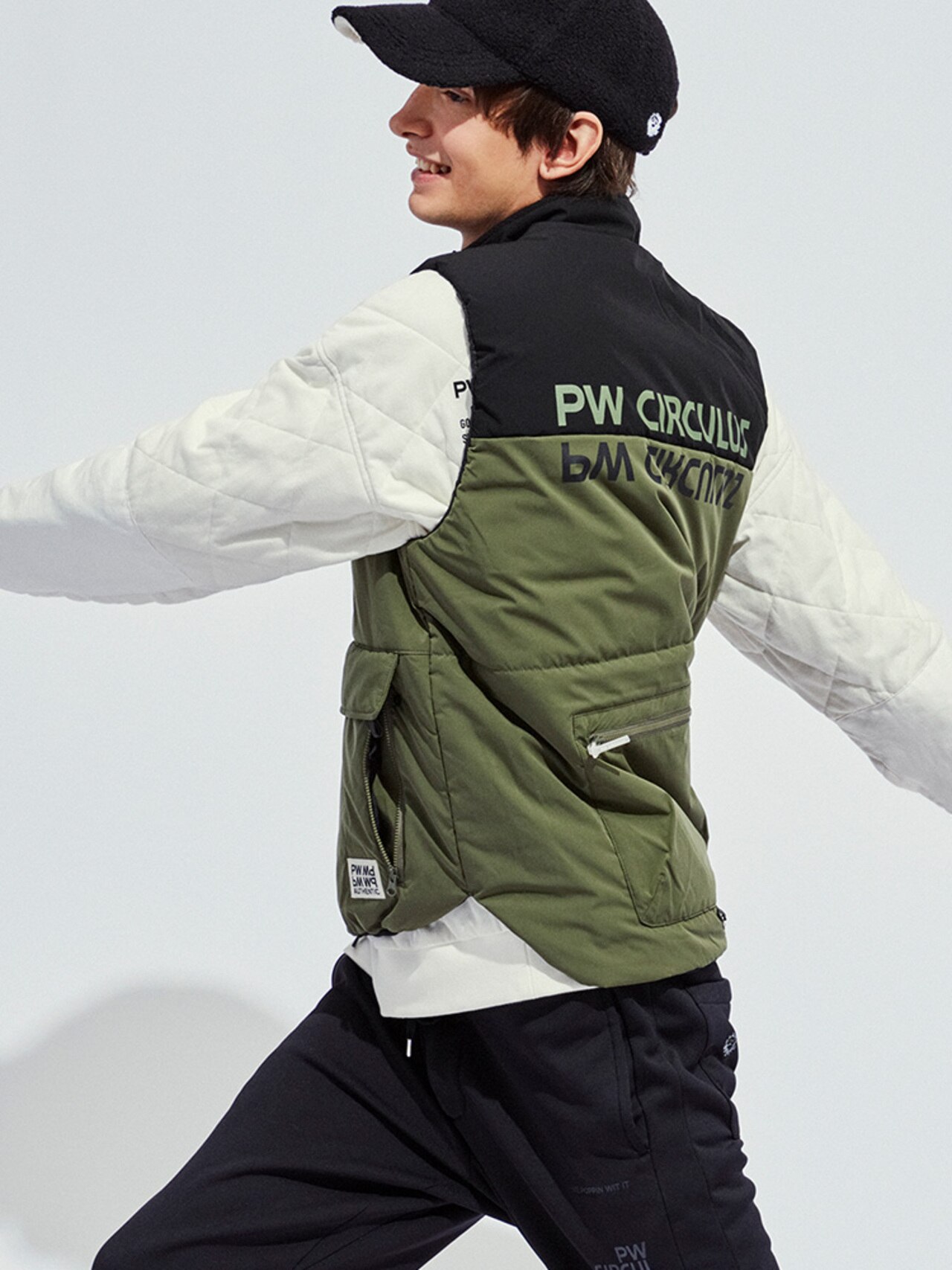 PWCIRCULUS,ピーダブ,PW,ゴルフウエア,おススメ,中綿,中綿ベスト,MENS,トップス,クリスマスギフト,プレゼント選び,ゴルフプレー