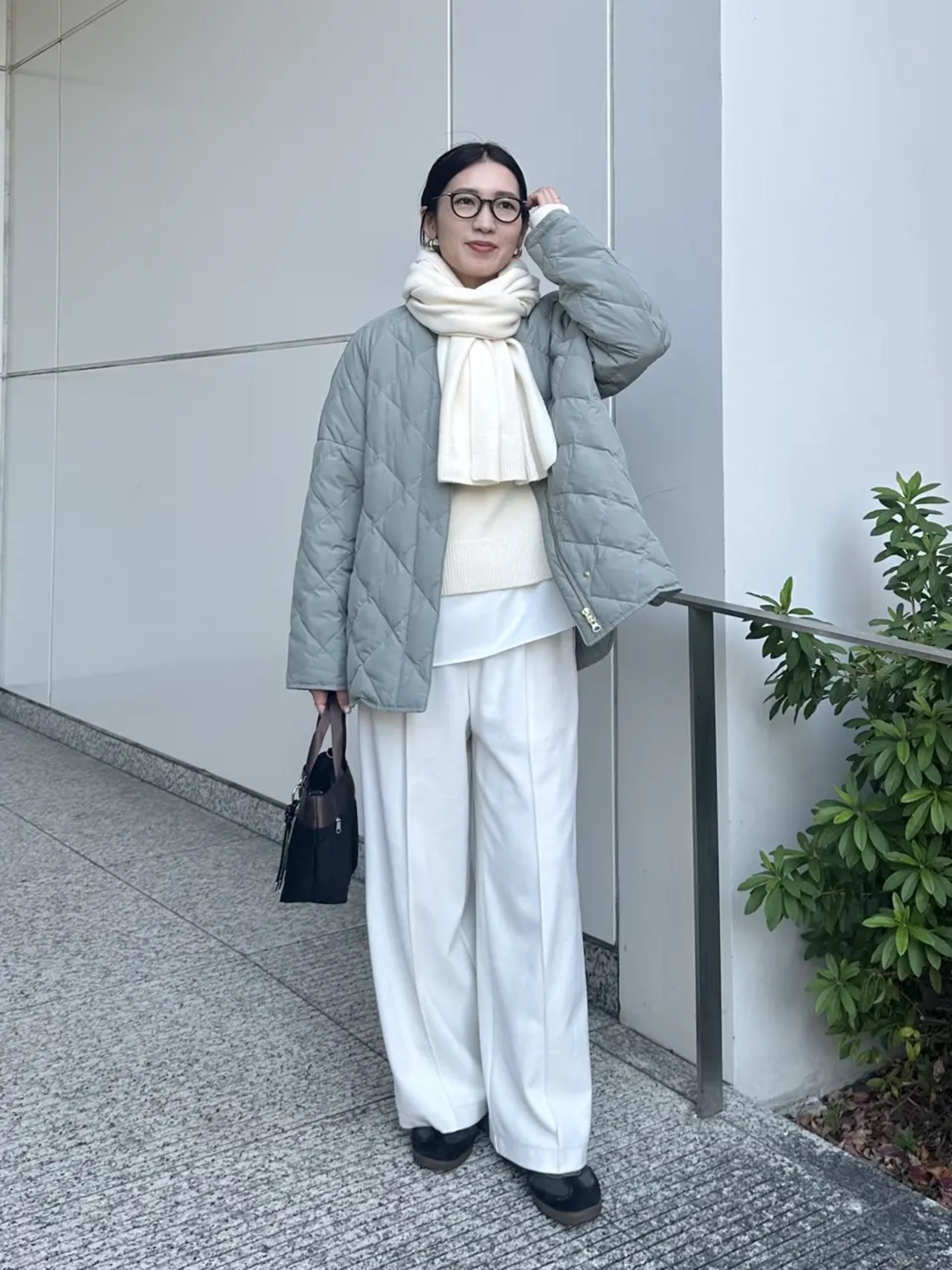 キルティングブルゾン