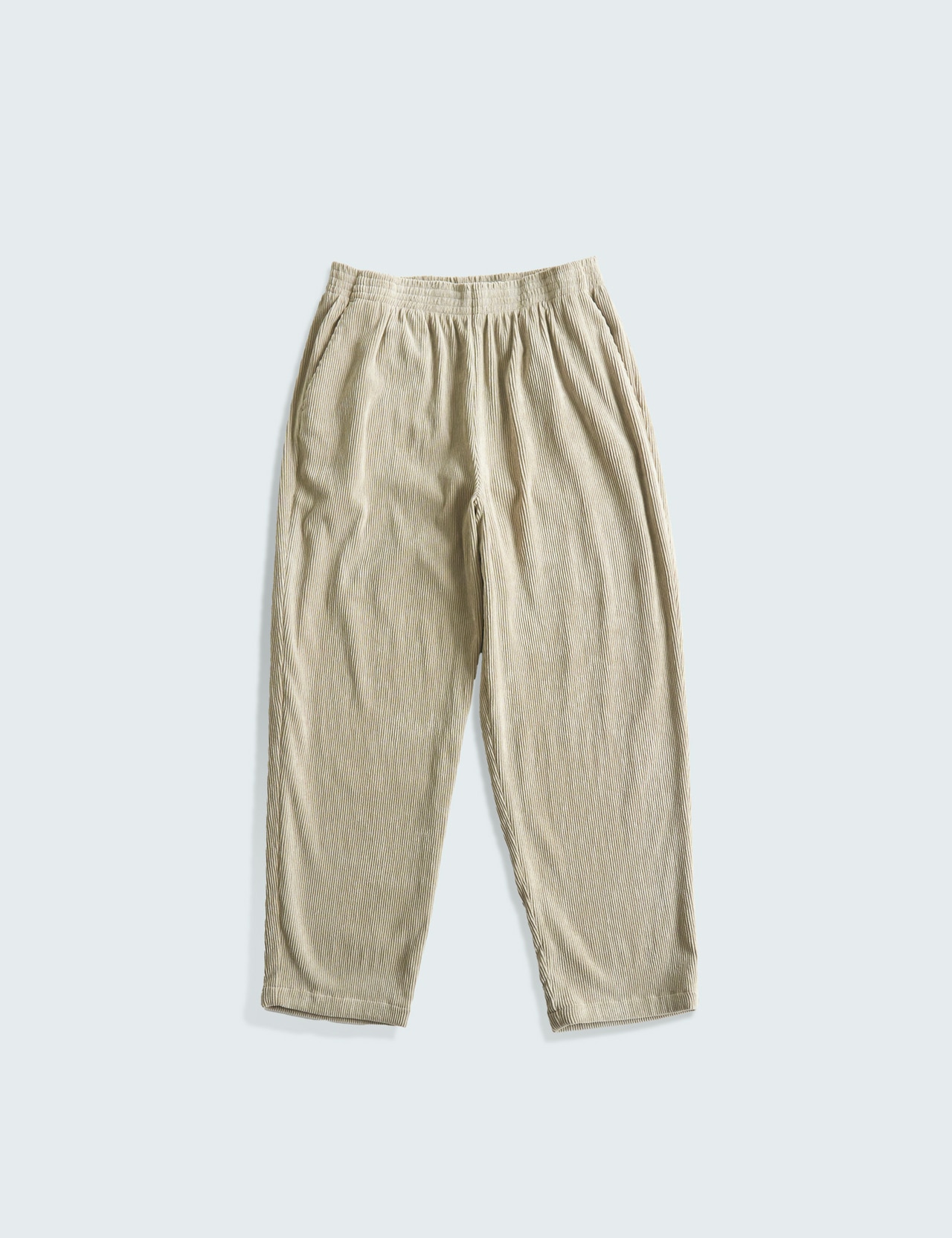 リラックス コーデュロイ ギャザーパンツ