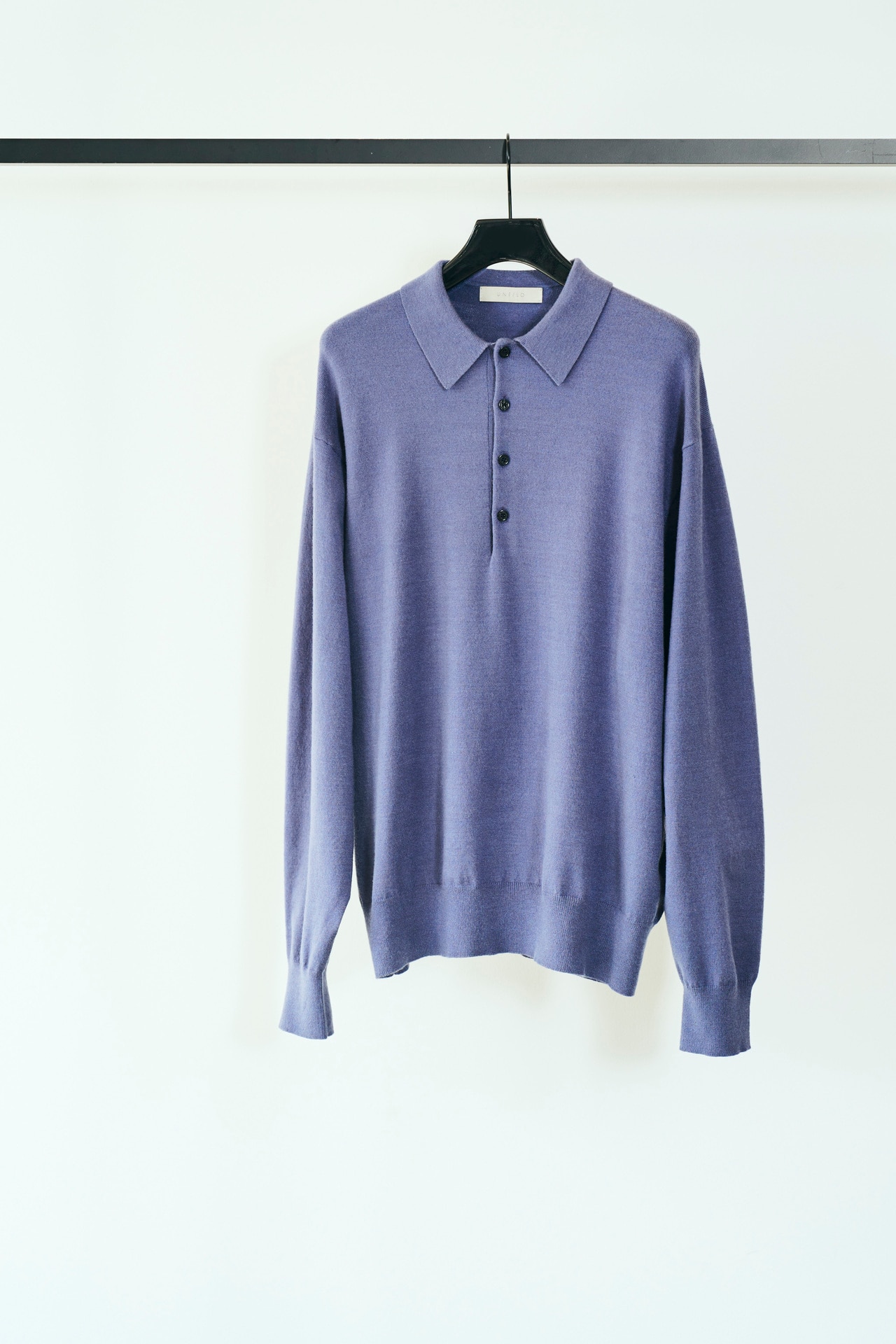 アンフィーロ メンズのライトウォーム ニットポロ