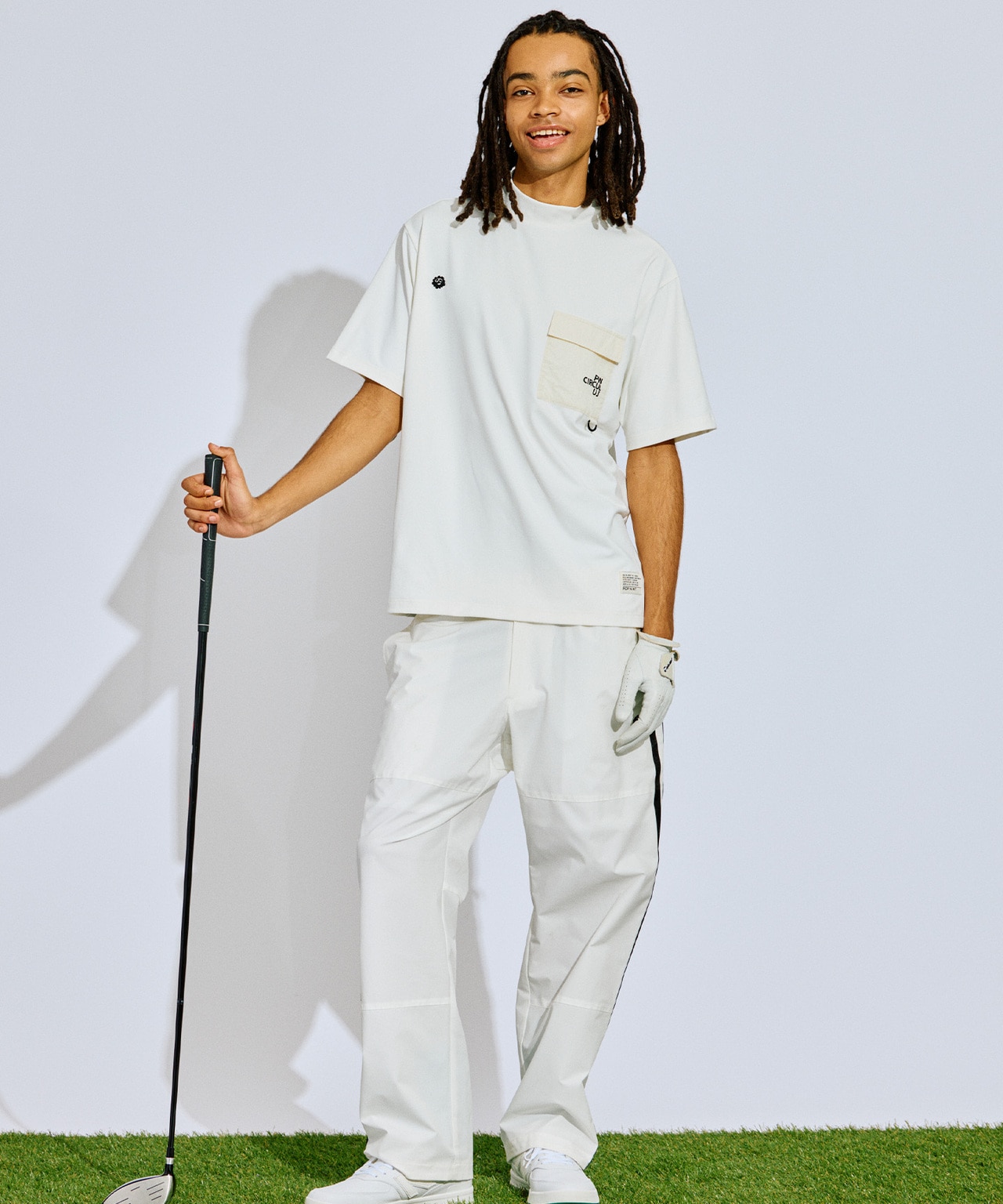 PWCIRCULUS,ピーダブ,PW,ゴルフウエア,モックネック,おススメ,MENS,2025春夏,新作ウエア,ポケットT