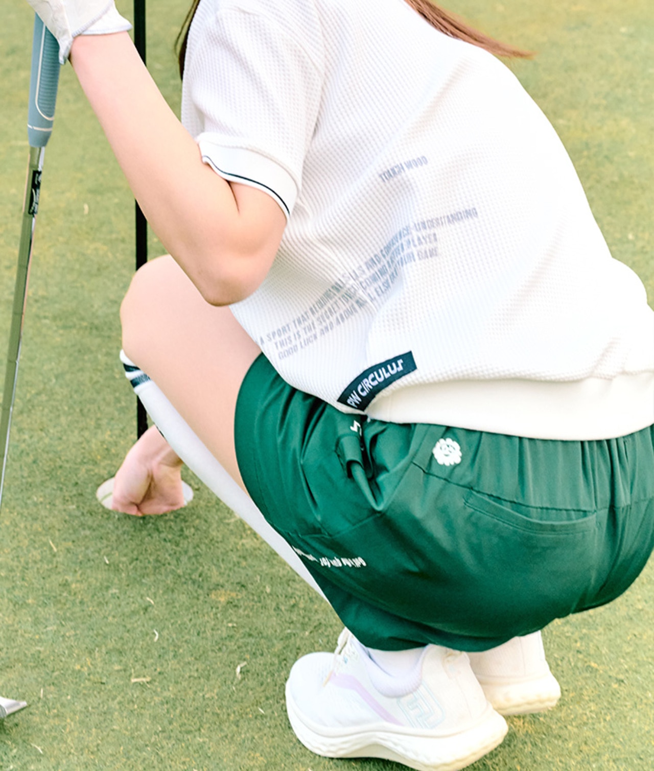 PWCIRCULUS,ピーダブ,PW,ゴルフウェア,パンツ,ゴルフパンツ,ボトム,WOMENS,LADIES,2026春夏,新作ウェア,機能性,シンプル,ショーツ,ゴルフ