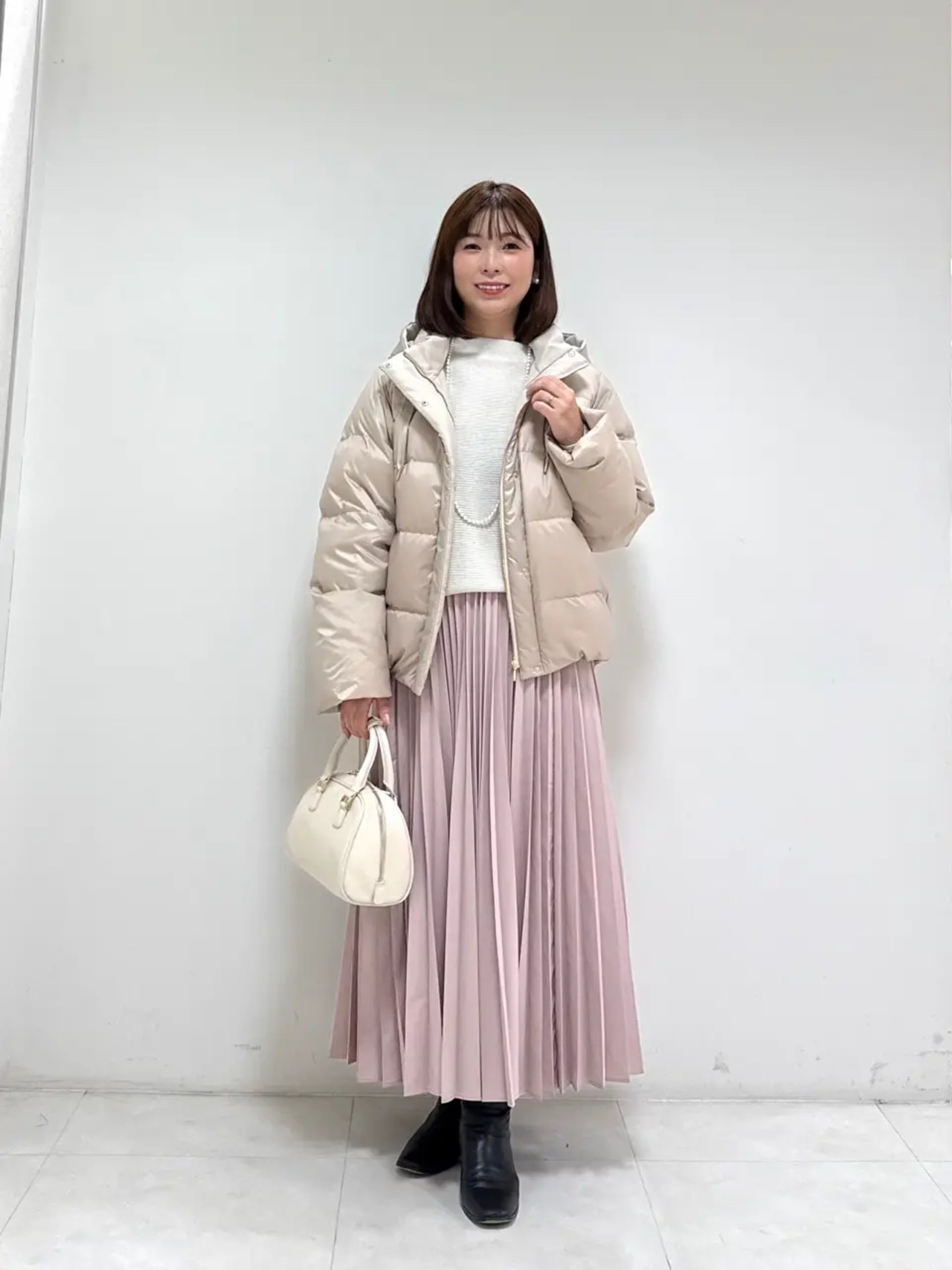 ショート丈ダウン