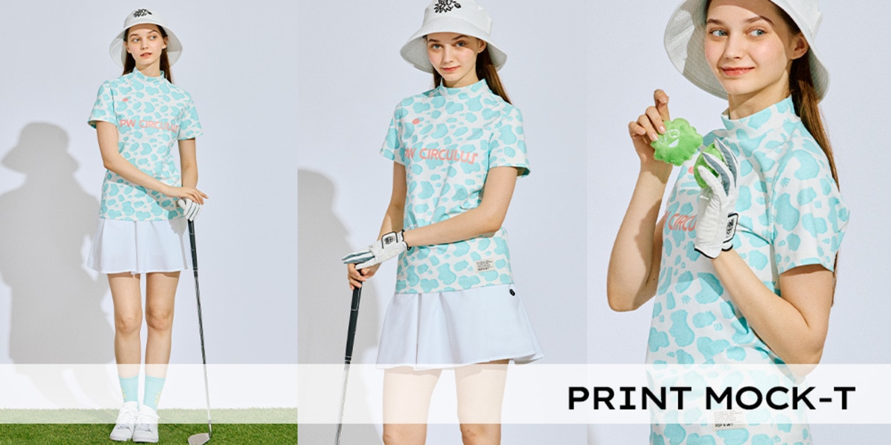PWCIRCULUS,ピーダブ,PW,ゴルフウエア,モックネック,おススメ,LEDIES,WOMENS,2025春夏,新作ウエア,