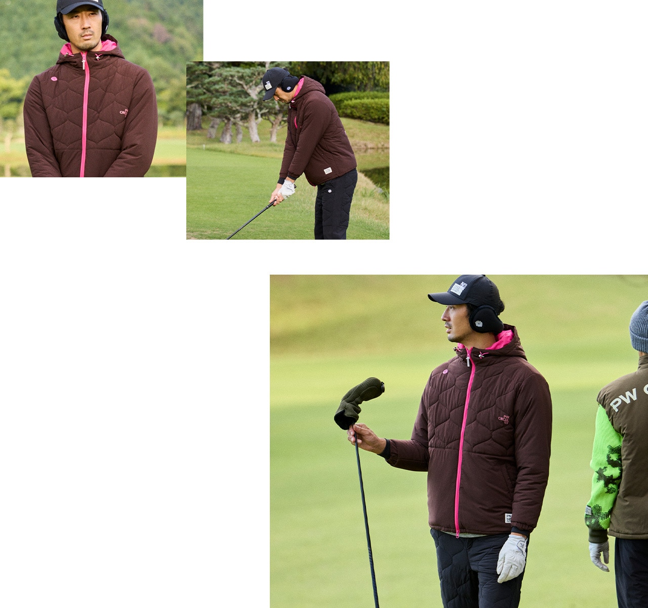 PWCIRCULUS,ピーダブ,PW,ゴルフウエア,MENS,ゴルフ,寒暖差,気温10度,11度,13度,14度,15度表題
