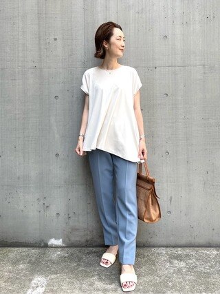 【稲沢朋子さん着用】 コンフォート ストレッチ マイビューティー パンツ