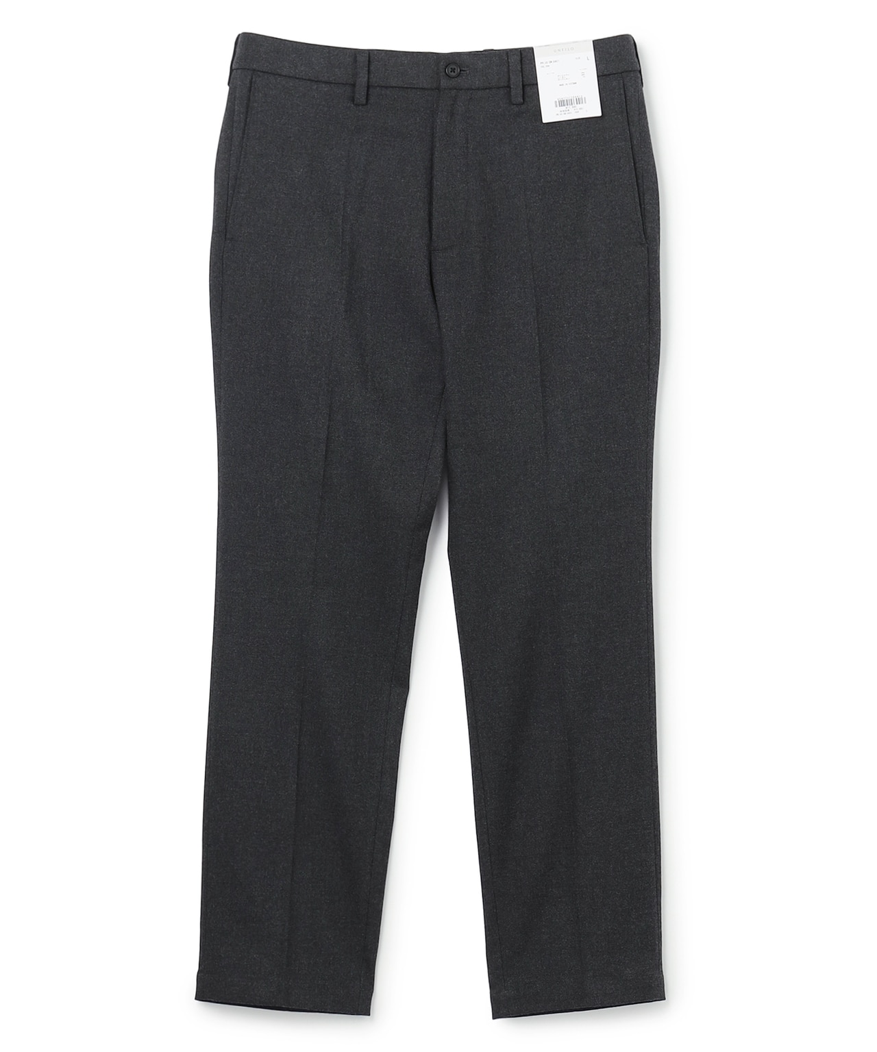 FLANNEL TOUCH 機能美パンツ スリム チャコール(004)