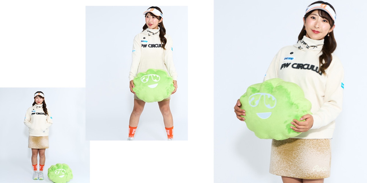 ゴルフ,秋ゴルフ,PWCIRCULUS,ピーダブ,PW,ゴルフウェア,レディース,メンズ,Ladies,mens,永嶋花音,キャラクター,ぬいぐるみ